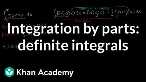 That is why if you integrate ysin (x) from 0 to 2Pi, the answer is 0. . Khan academy integrals